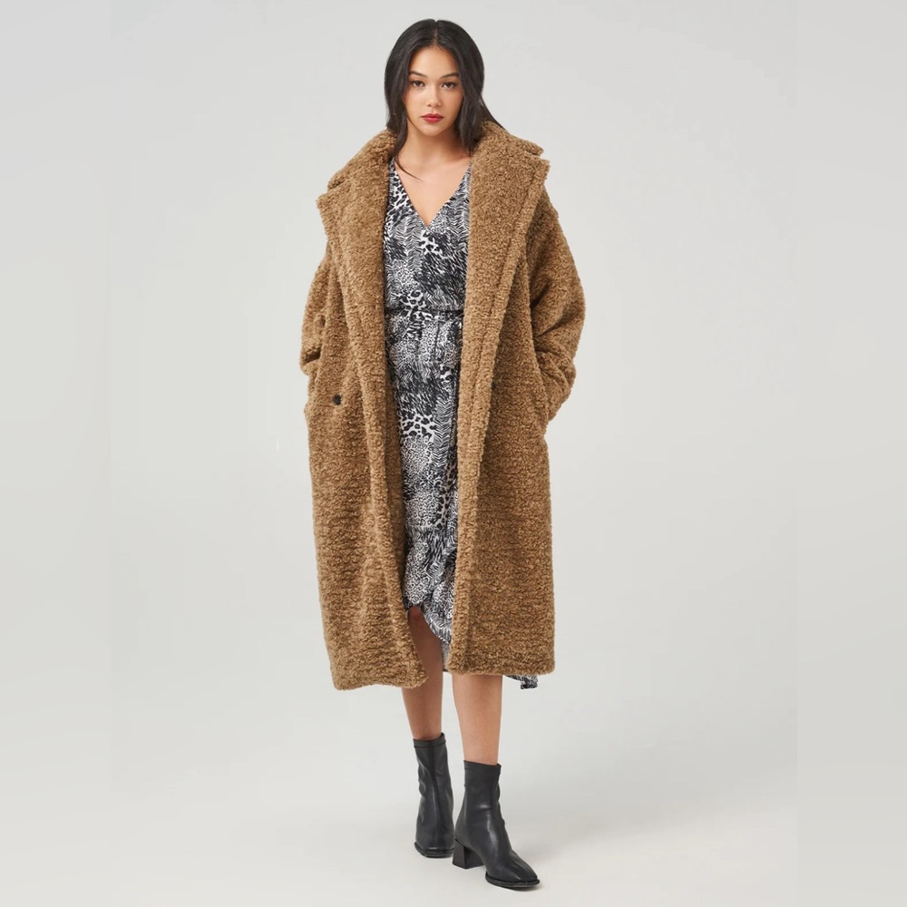 NWT Sugar Poison Long Teddybear Coat - Sz XL